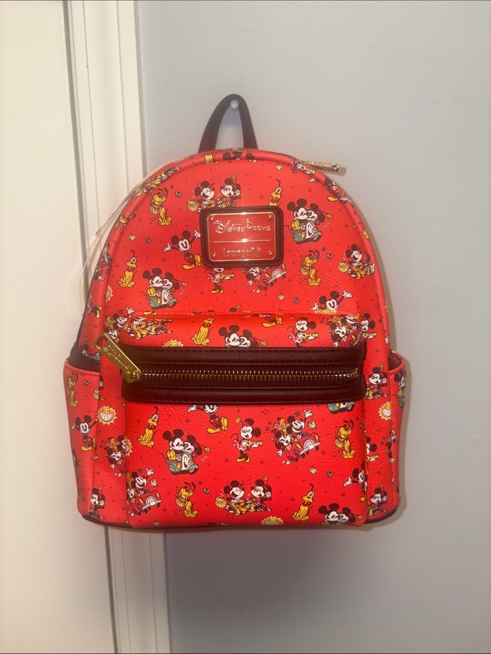 NWT Disney Parks Mickey & Minnie's runaway Loungefly Mini Backpack